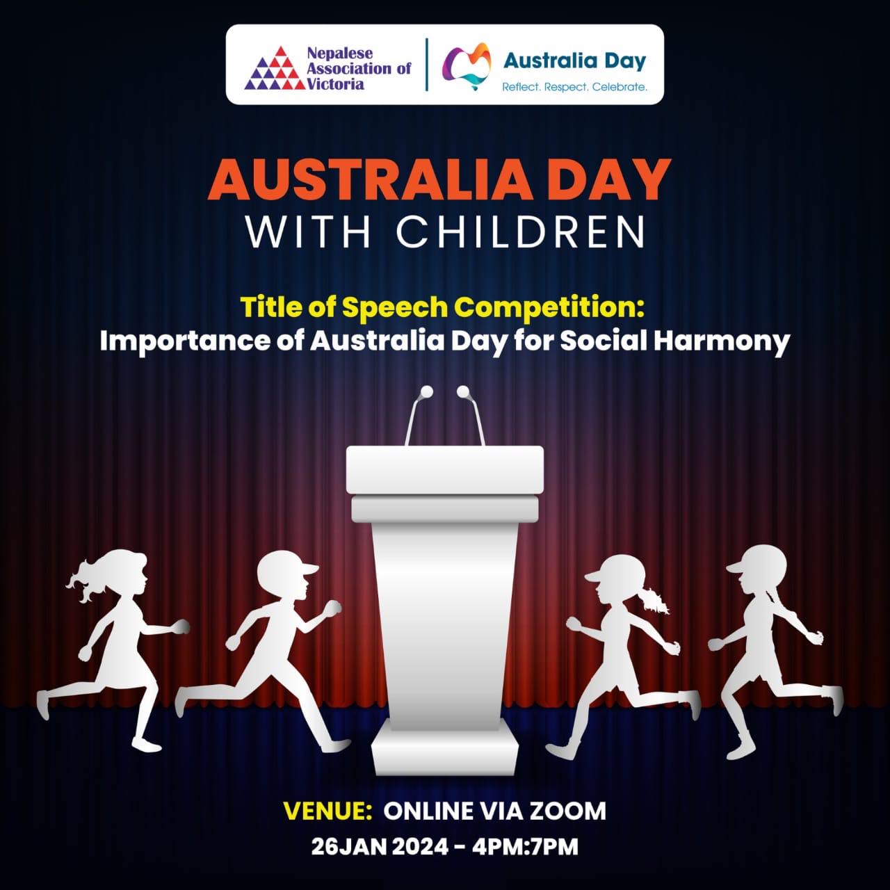Australia Day With Children : Speech Competition
